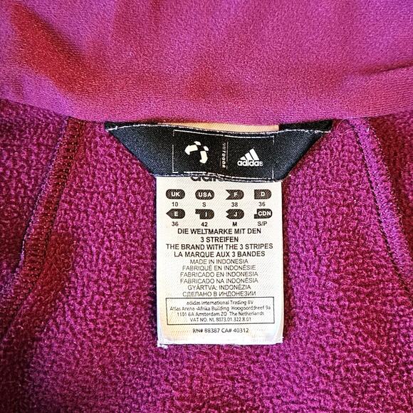 Adidas Women's Jacket Softshell Performance Athletic Pink Size Small - Picture 4 of 6